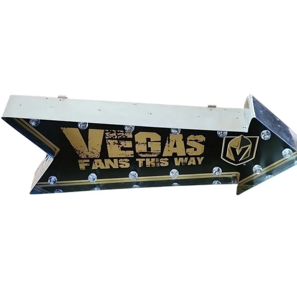 Light up "Vegas Fans this way sign" by FOCO. - Picture 5 of 6